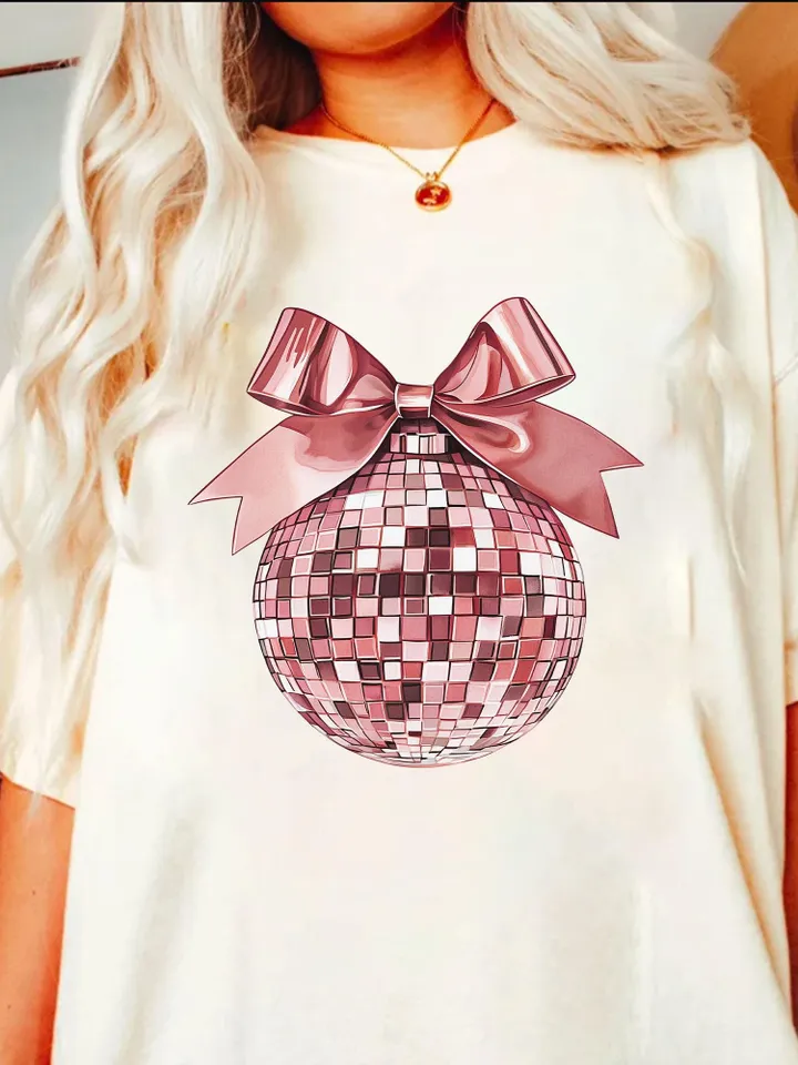 Disco ball png, New Years png,2025 png, Pink Christmas png,Christmas sublimation,Coquette,Trending png,Retro Holidays png, Holiday vibes png