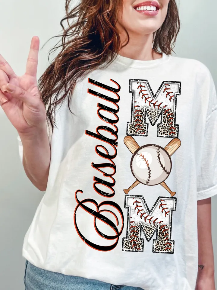 Baseball Mom Png, Baseball Mama Shirt,Leopard Shirt Print,Trendy Baseball png,Retro Baseball season png,Baseball shirt design,Baseball png