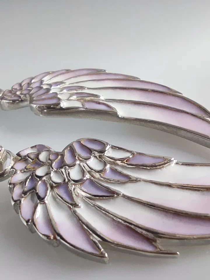 Delicate earrings - Angel Wings