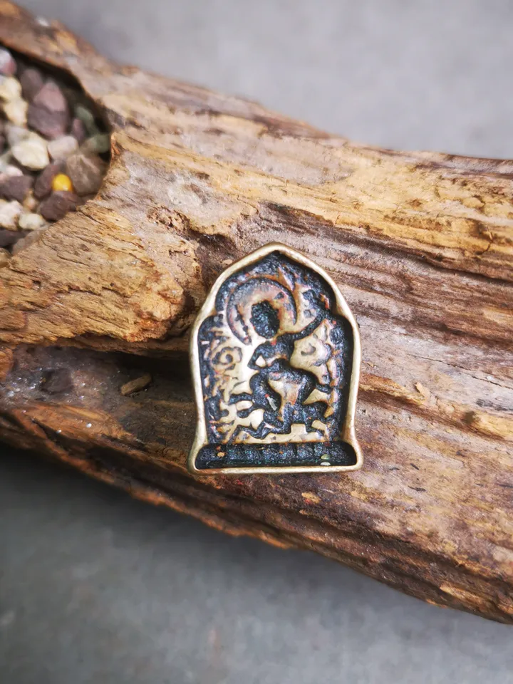 Gandhanra Tibetan Buddha Statue Tsa Tsa Mold,Small Vajrapani Mold,Tsha Tsha Mould For Making Clay Statue