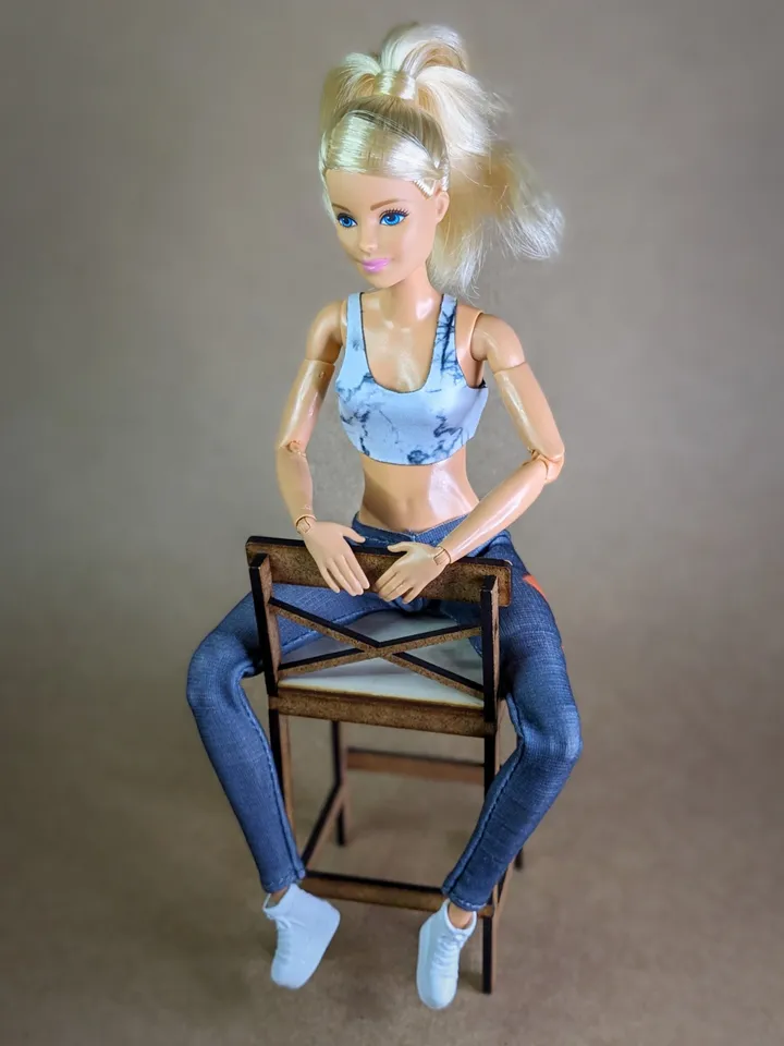 Gray top & leggins for 1/6 scale fashion female dolls