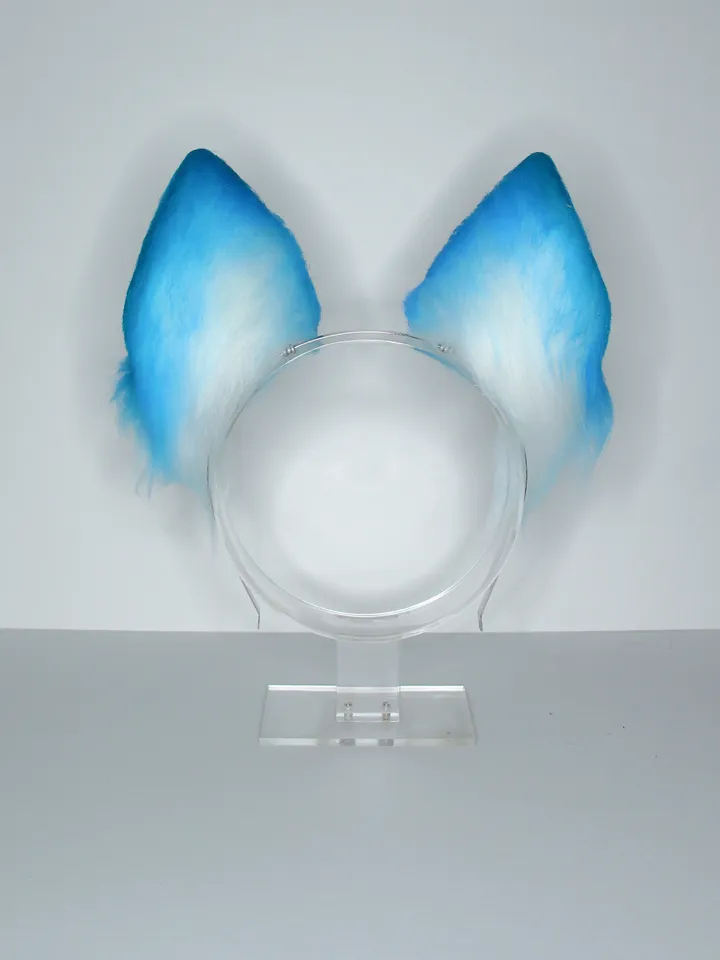Hydro Genshin Impact faux fur cat ears on headband