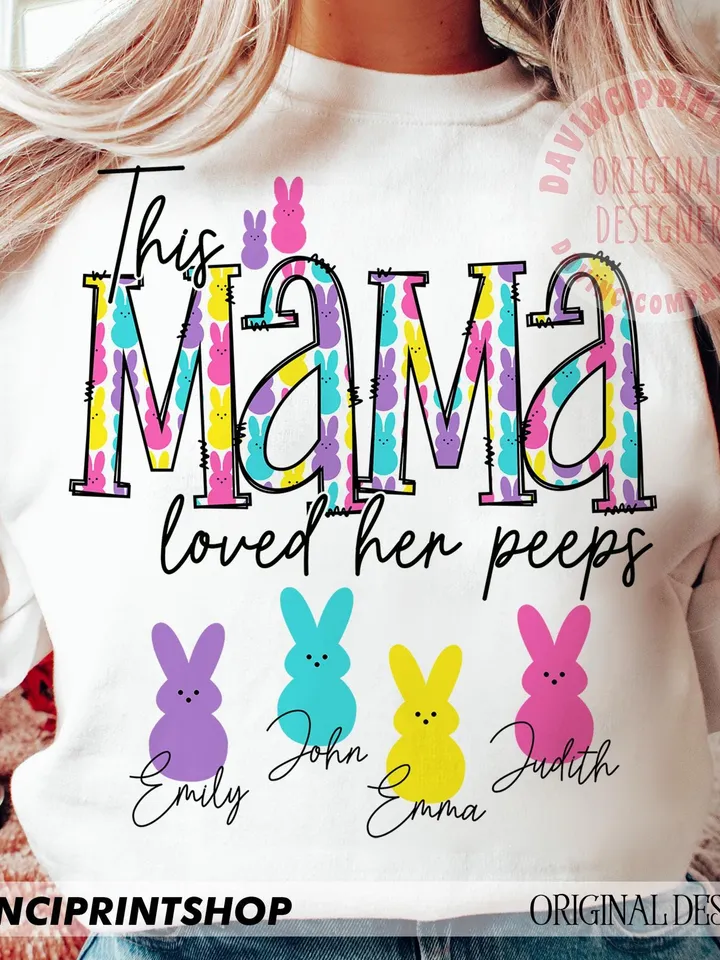 Easter Mama Png, Easter Bunny png, Easter Sleeve png, Easter png, Happy Easter png, Custom Bunny png, Easter Sublimation, Sleeve design, png