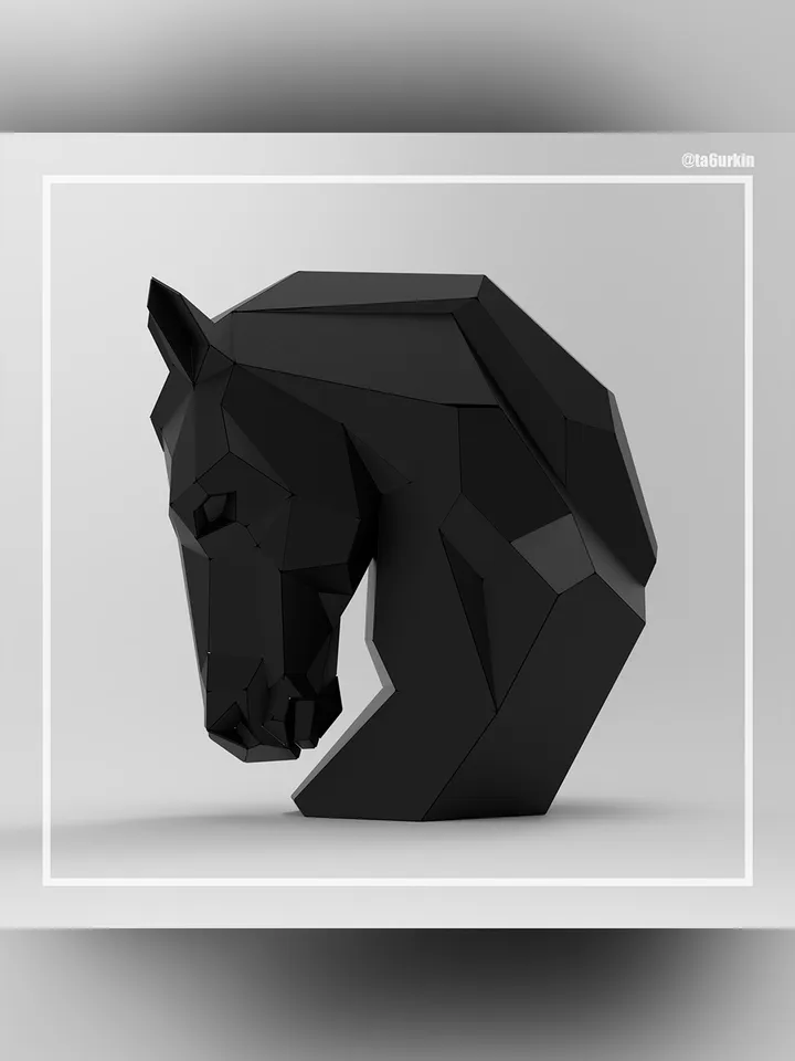 Welding Project Plans Drawings Chess Horse (DXF, PDF)