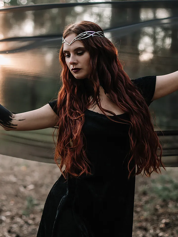 Witchcraft accessory pagan Jewelry elves fairies dark witch tiara wiccan goddess diadem Crown pagan priestess Eadaoin