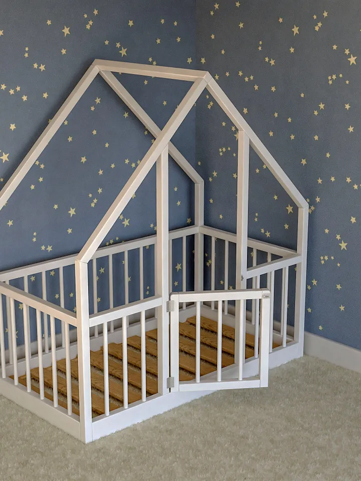 Montessori Floor Bed Plan, Crib Size, PDF, DIY
