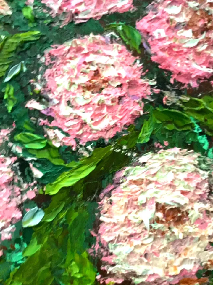 Chrysanthemums painting ,original oil painting on canvas ,pink chrysanthemums,abstract background, impressionistic chrysanthemums painting