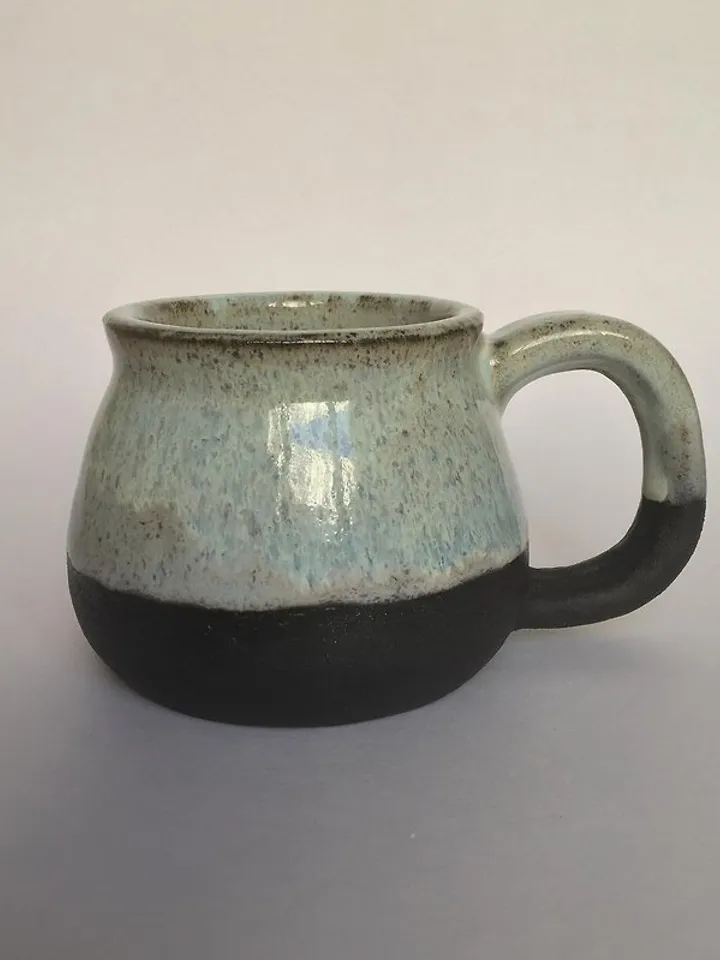 Black, Lavender Mist and Frosted Lemon Ceramic Mug