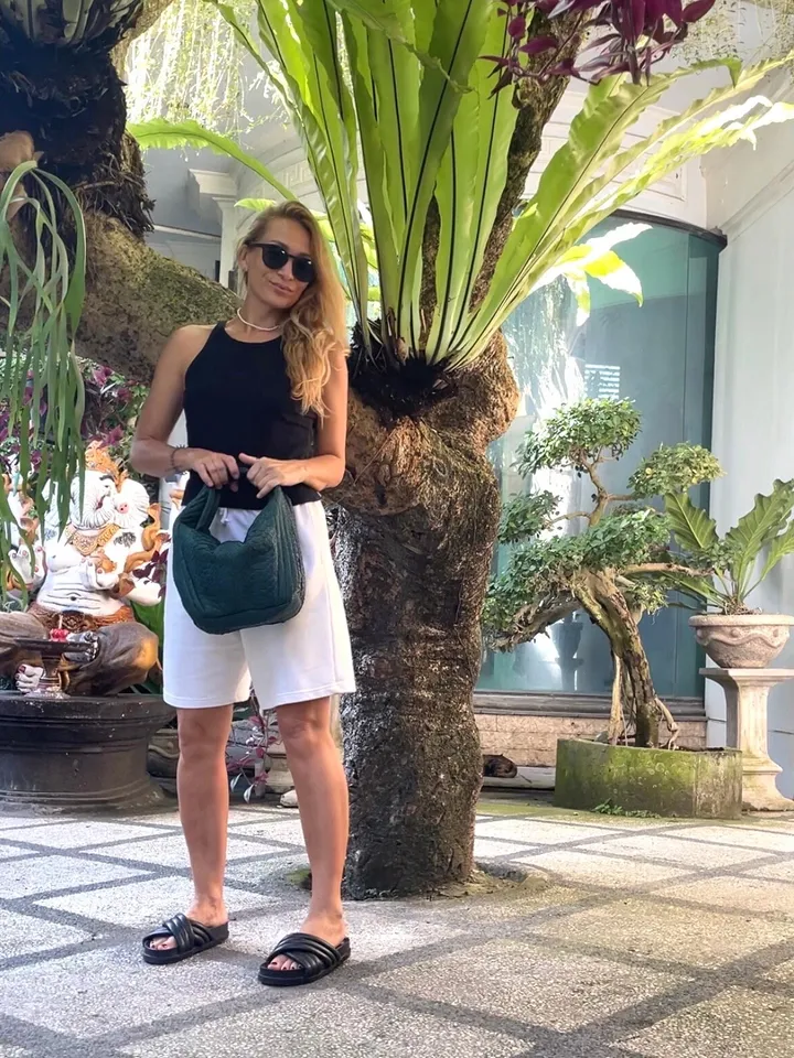 Medium Soft Hobo Classy Sport Woman Stitched Bag | Purse Genuine Python Skin | Dewi Green Big Elegant Leather Designer Soft Bag Snake |