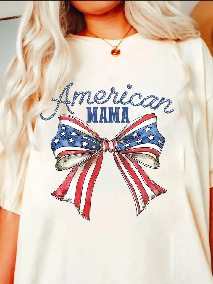 American Mama Coquette PNG, 4th Of July Png, Fourth of July Bows png, Coquette Mama png, American Mama png, Mama sublimation, png for mama