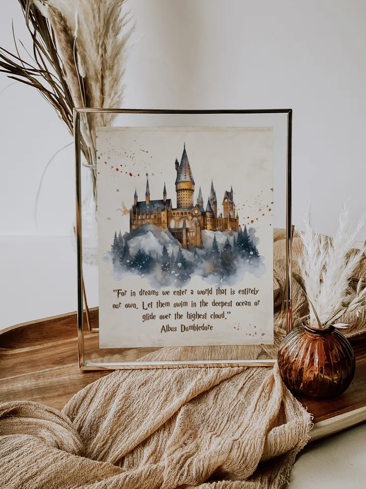 Wizarding World Printables Wall art; Magic School printable nursery; Wizarding World Quotes; Wizard Poster; Wizard Print; Wizard Decor