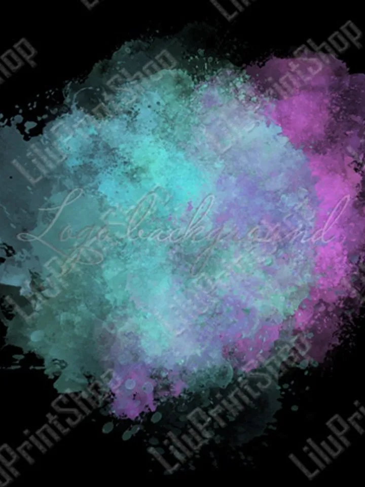 Paint splash clipart Watercolor splash png Purple and Turquoise logo design Paint splatter png Purple blue Logo Background Png sublimation