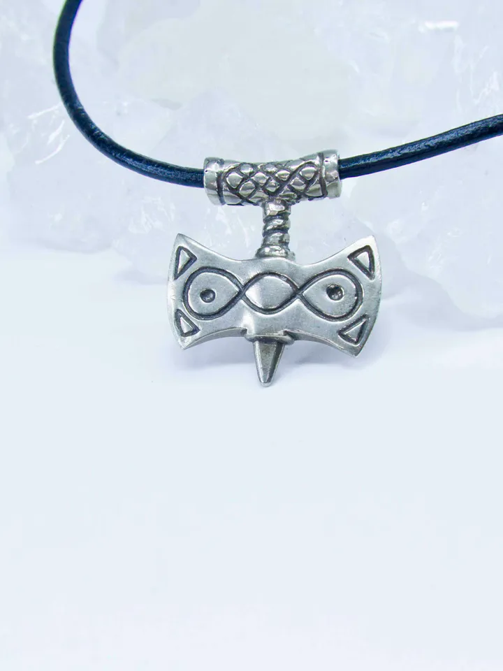 German Silver Handcrafted Amulet of Talos / Elder Scrolls Inspired Pendant / Skyrim pendant / TES Jewelry