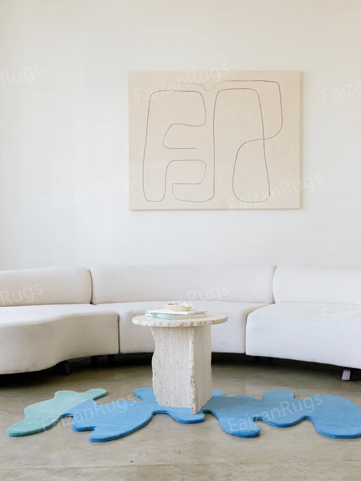 Humankind Rug | Handmade 100% Wool Irregular Rugs & Carpets | Handmade Carpet For Living Room | Dining Room | Hallway | Multiroom Carpets