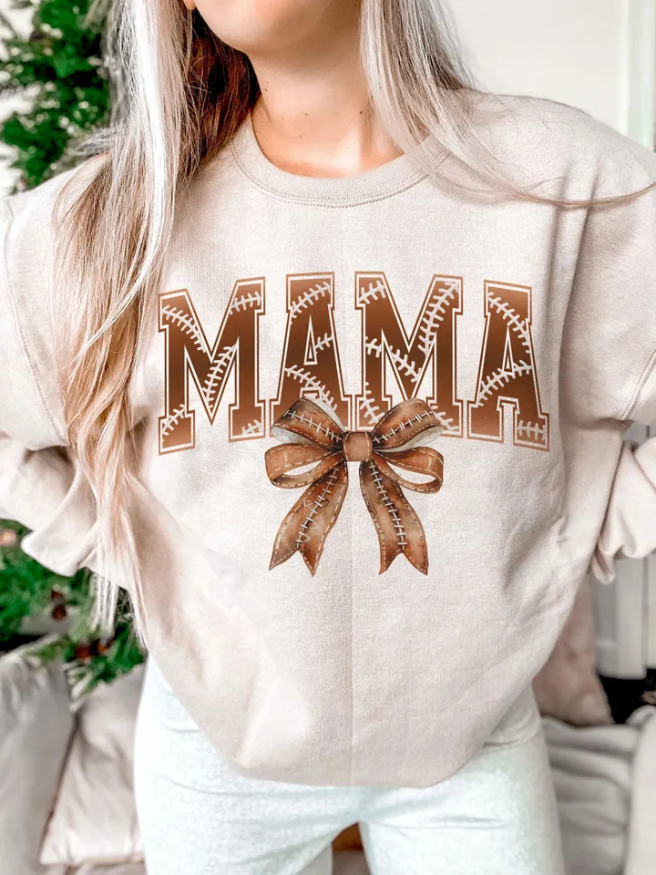 Football Mama png design sublimation png retro mama png game day png design varsity mama png,Coquette Bow png tee shirt png football mom