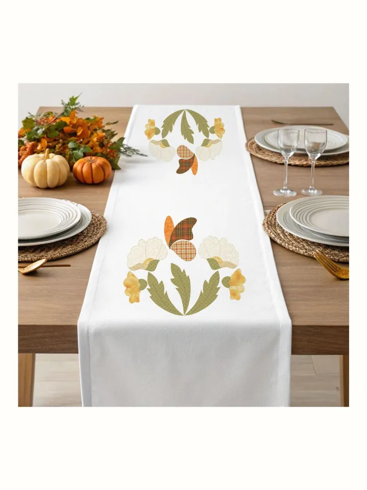 Applique pattern "Autumn flowers"