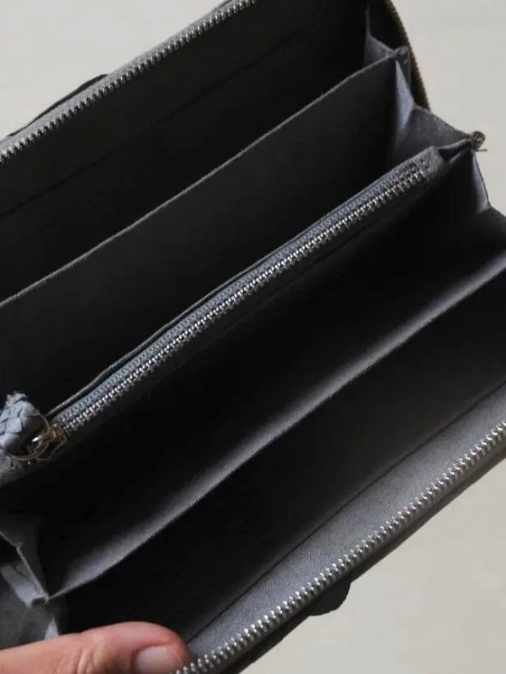 Genuine Python Skin Wallet | Money Wallet Genuine Leather Big Unisex | Python Leather Wallet Organizer Gray Woman | Money Documents Holder