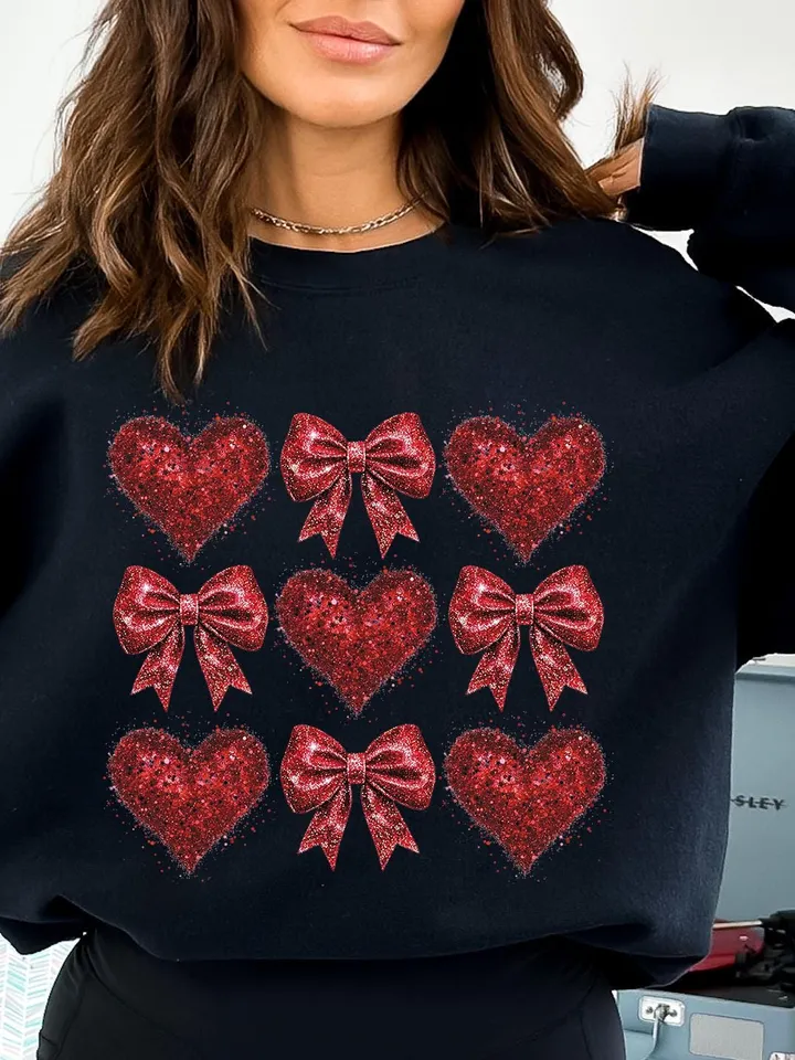 Coquette Glitter Valentine Heart Png, Valentine Png, Girls Valentine Png, Valentine Heart Png, Valentine Coquette Png, Valentines Mama Png