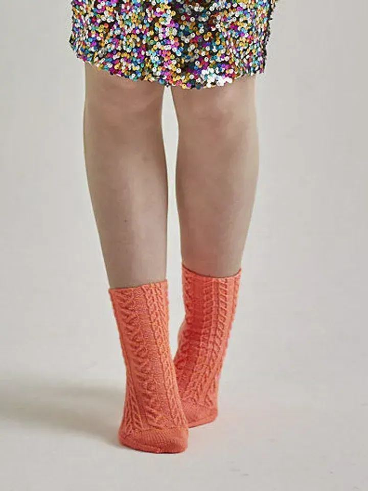 Hand knitted socks woman's. Merino wool socks. Cabled socks woman.
