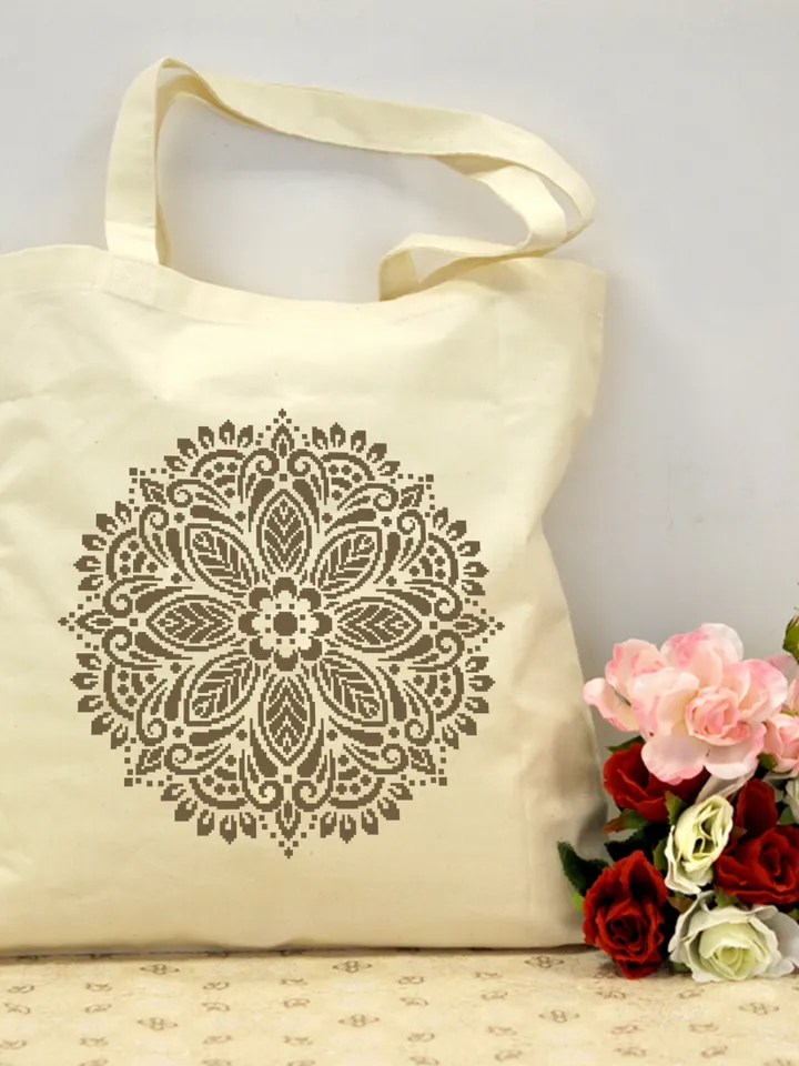 Mandala set cross stitch pattern download PDF, Floral ornament cross stitch chart, Mandala pattern digital, Easy monochrome embroidery #S44
