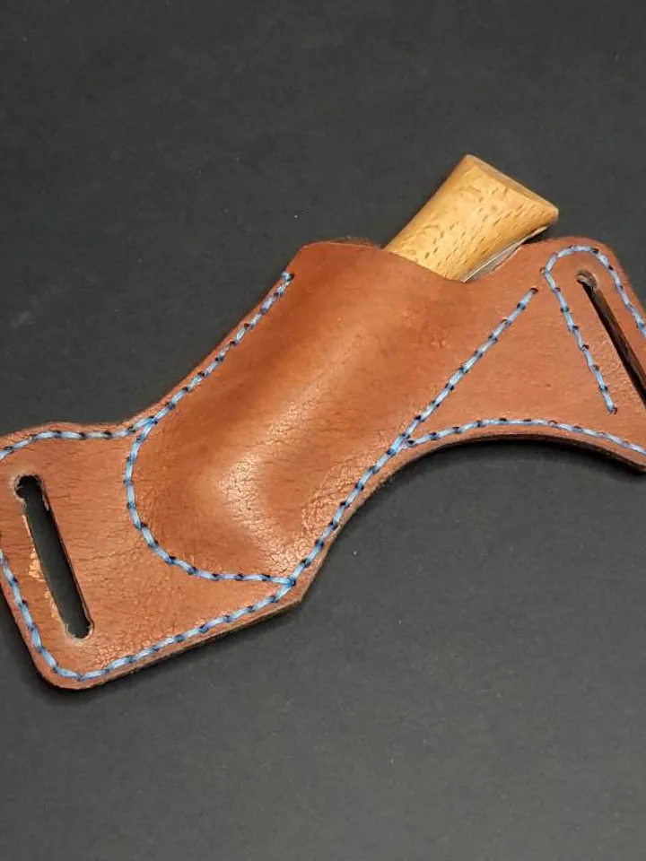 Folding Knife Leather Sheath Organizer EDC Tools fast&easy, pdf pattern sheath, knife sheath, victorinnox, openil, buck, Swiss Army