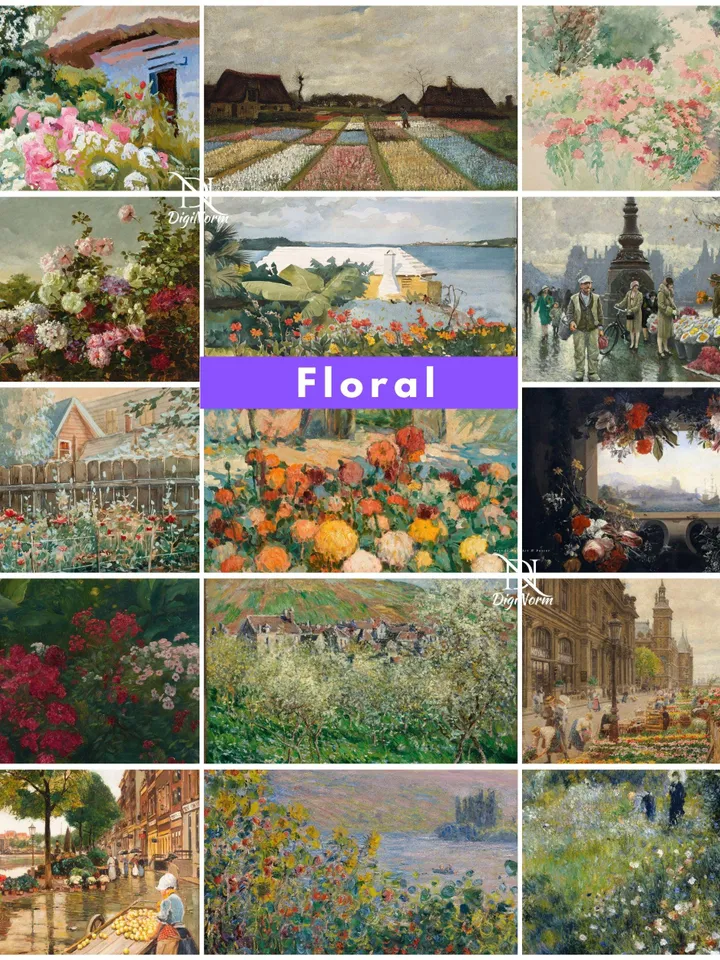 43500+ Vintage Country Landscape Poster Set Digital Nature Paintings Bundle Antique Mountain Wall Art Printable Scenic Home Decor Download
