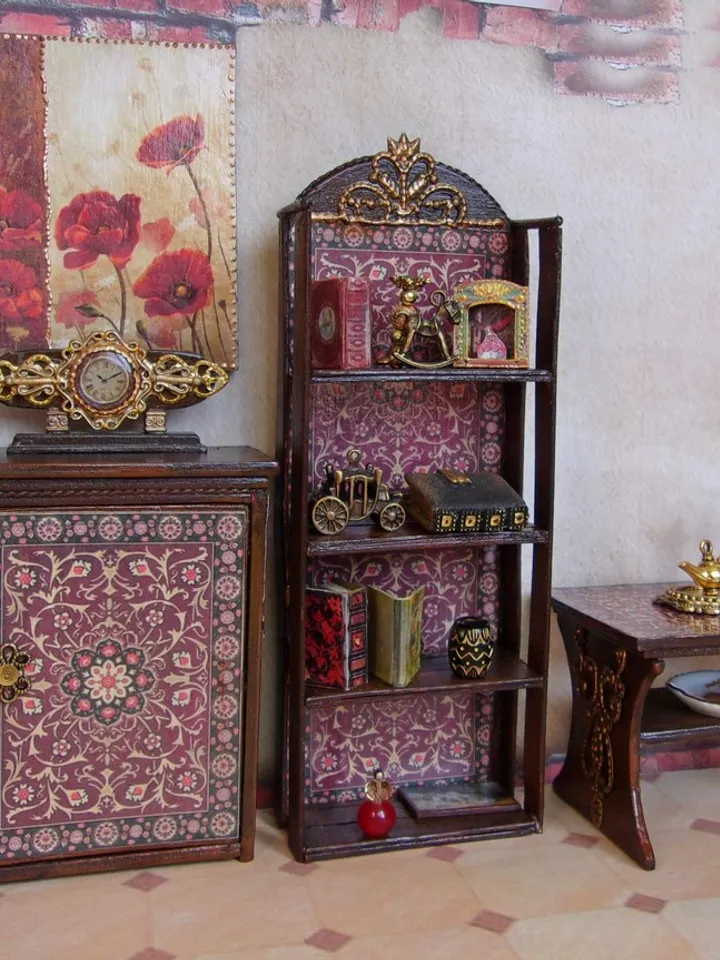 Dollhouse furniture set.1:12 scale.