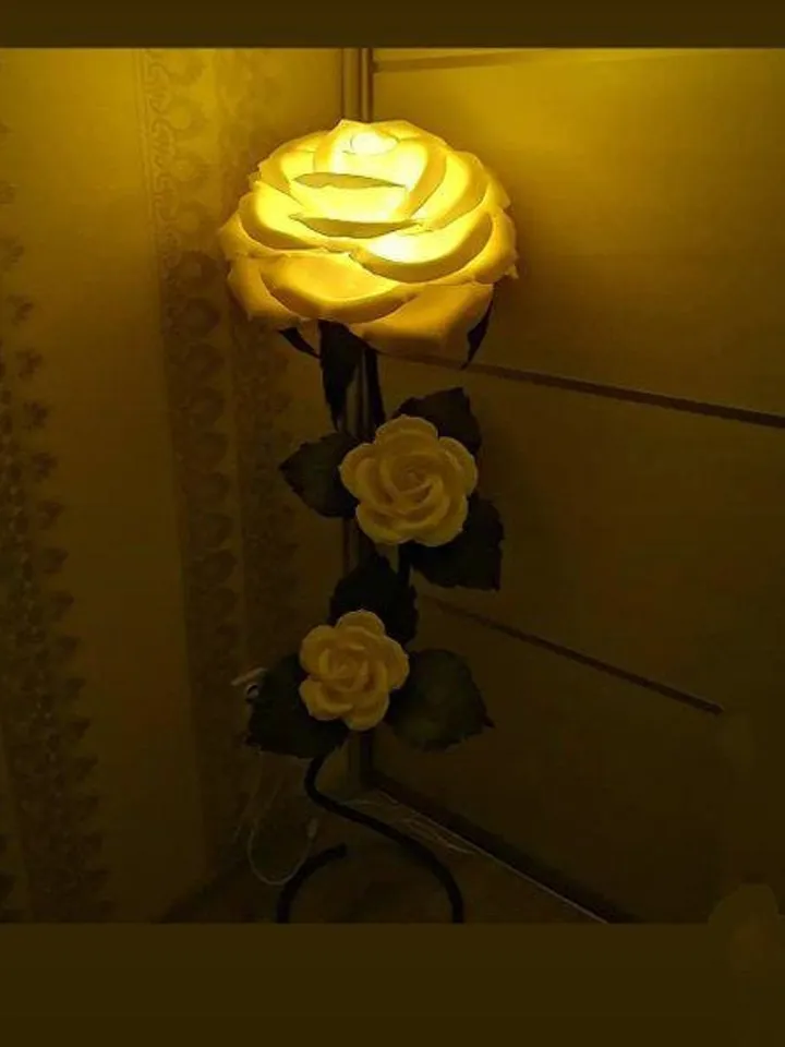 lamp, floor lamp for living room, glowing flower, flower lamp, led lamp, floor lamp, rose floor lamp, rose lamp