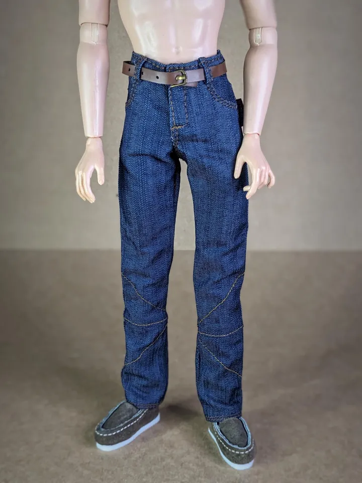 Classic jeans for 1/6 scale fashion male doll (FR Homme, Poppy Parker)