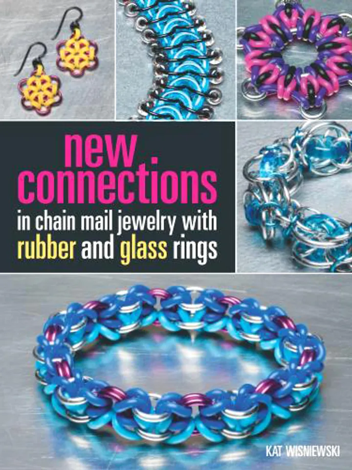 New Connections in Chain Mail Jewelry with Rubber and Glass Rings