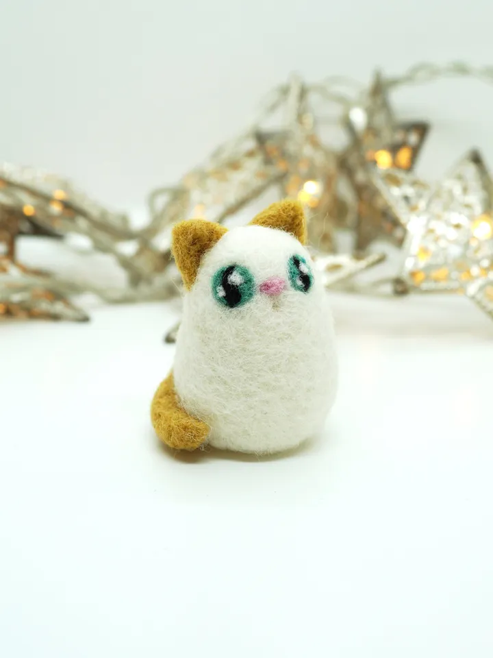 Miniature needle cat, cute cat