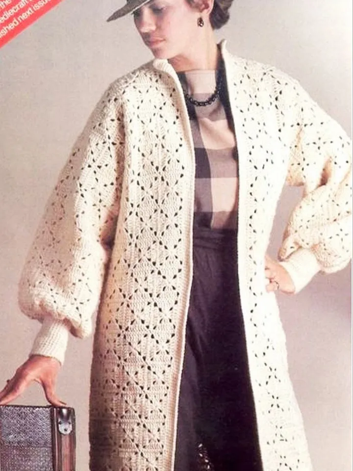 Cardigan crochet pattern pdf, cardigan women ladies pattern pdf