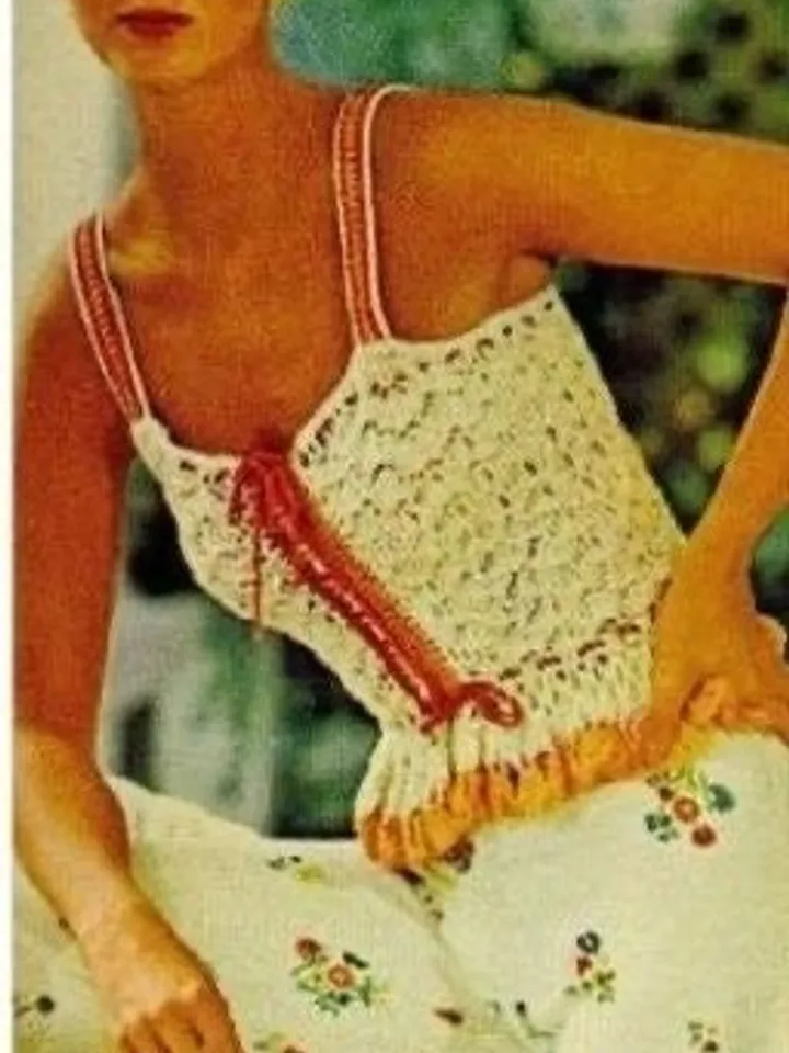 Top crochet pattern , crochet lace top, summer top, crochet Camisole pattern , corset women PDF