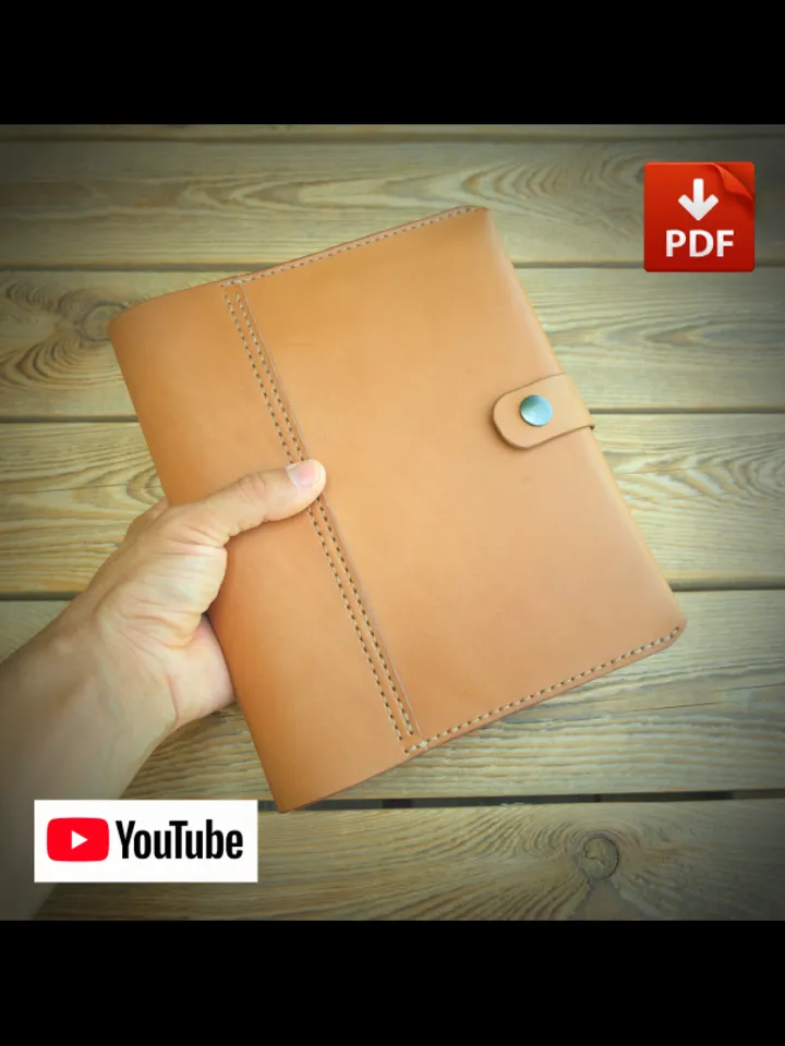 Leather pattern - to make a leather Folder. F-3
