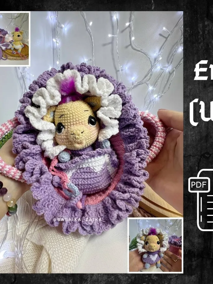 PDF Crochet Pattern My Little Baby Pony, Amigurumi pony pattern, Crochet pony, Cute pony, Animal pattern, Amigurumi animal, Crochet animal