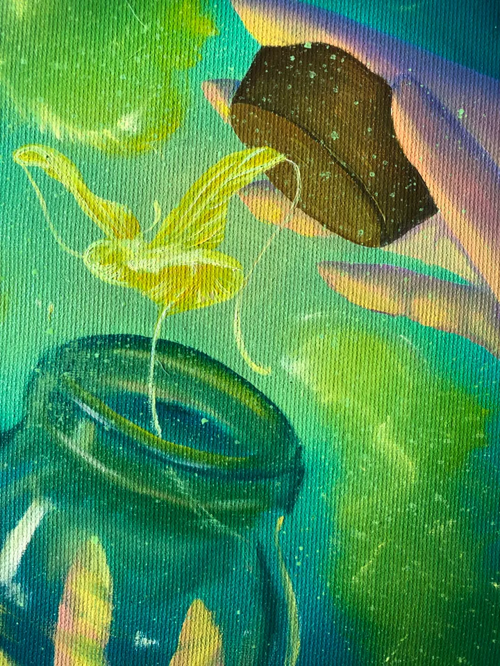 Butterfly painting Salvation artwork