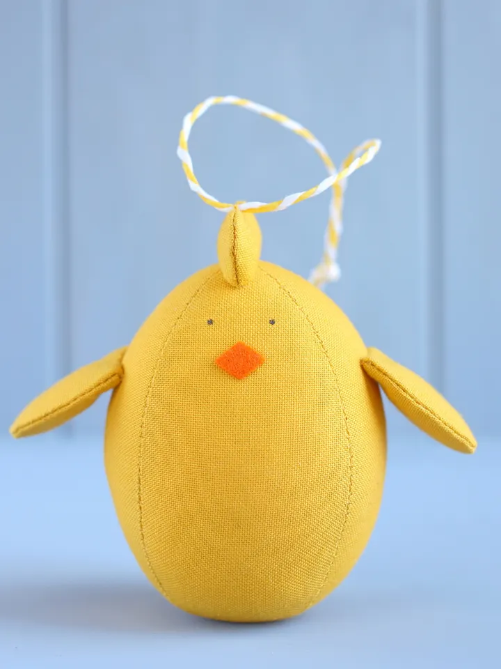 PDF Set of 4 Easter Ornaments (Easter Chicks and Easter Eggs) Sewing Pattern