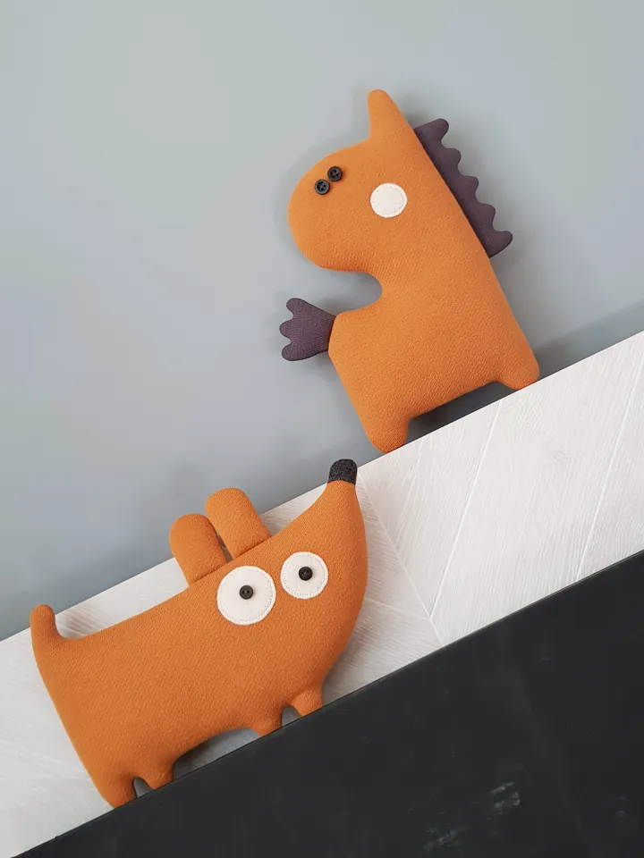 Horse sewing pattern PDF, digital tutorial in english, Diy stuffed animal