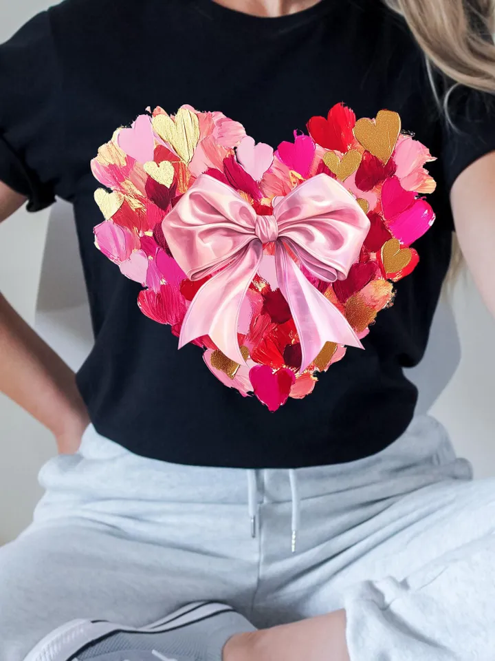 Valentine Day Heart Brushstroke png, Valentine png, Valentines day Png, xoxo png, valentine png designs, Coquette Valentine Png Trendy Vday
