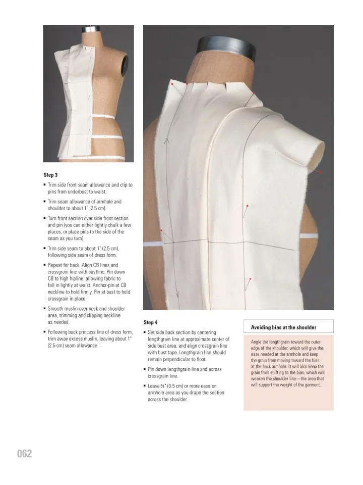 Draping: The Complete Course / Modeling clothes by pinning. Complete course
