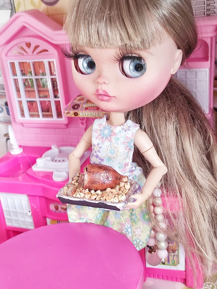Small food, micro, miniature, food for dolls, scale 1 6, dollhouse, mini food, dollhouse miniature, meat for dolls