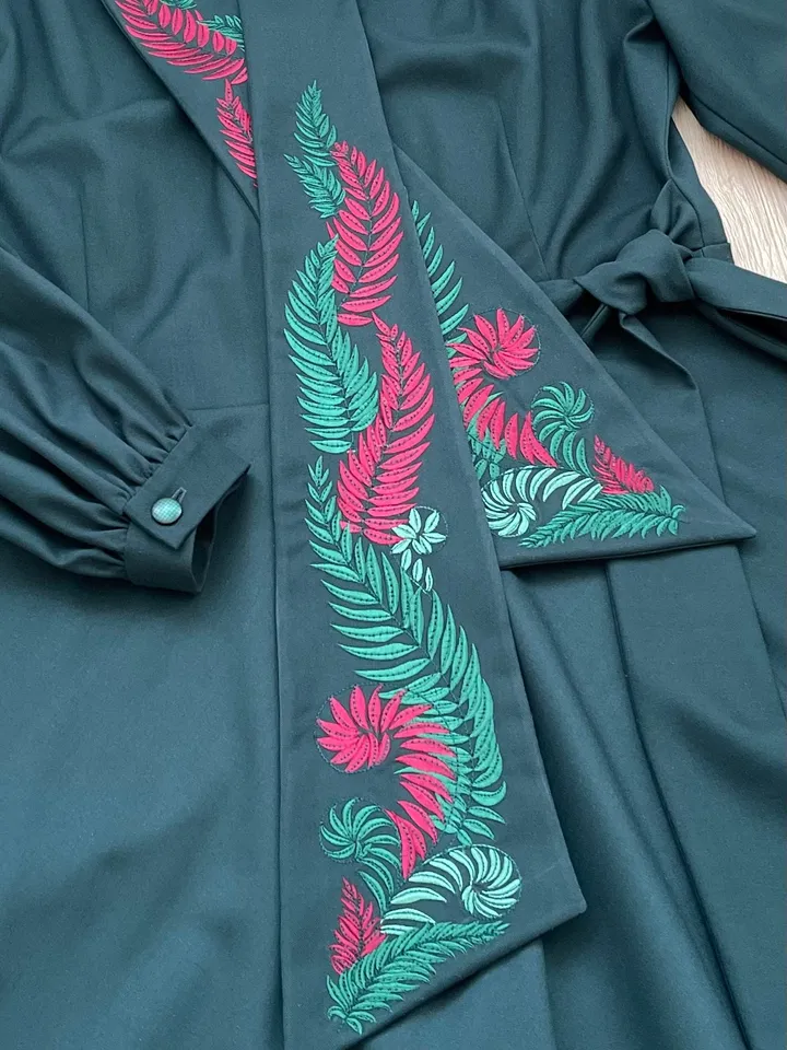 Machine Embroidery Design Fern