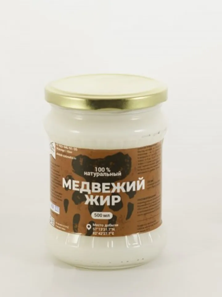 Bear fat Natural 100%, 500 ml