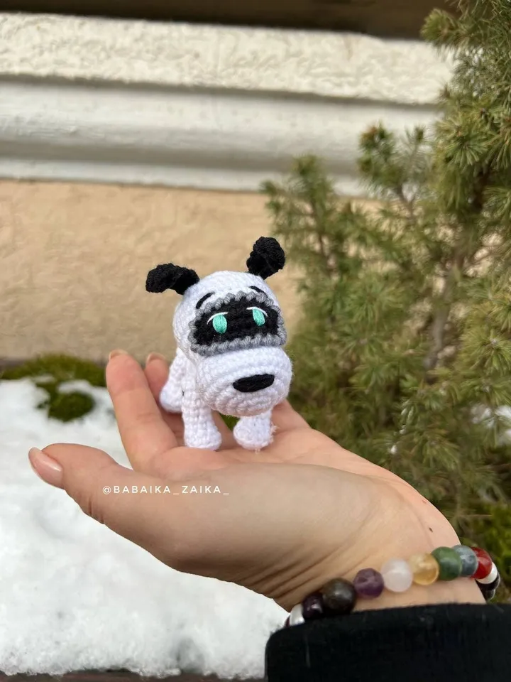 Pdf Crochet Amigurumi Robot Dog Pattern, Keychain Amigurumi Pattern, CROCHET PATTERN ONLY, crochet pattern, amigurumi tutorial, robot doll