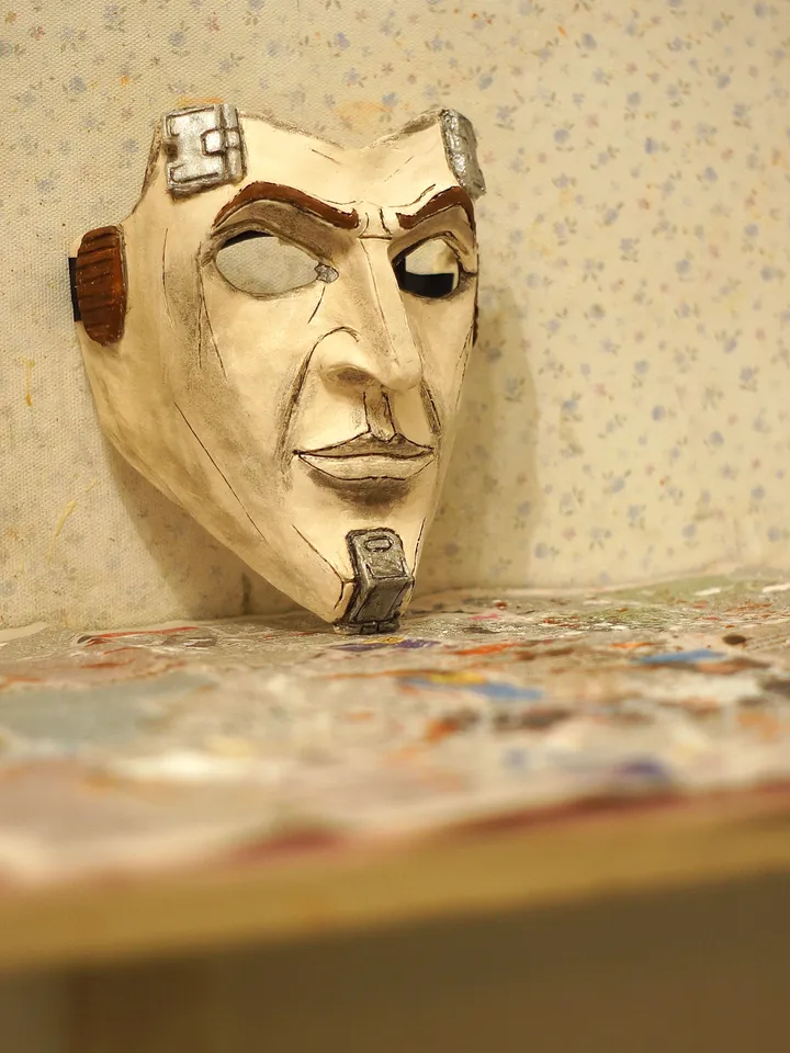 Handsome Jack mask Borderlands mask cosplay survival horror game Killer mask wearable halloween costume