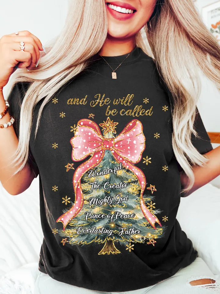 Christian Christmas PNG Bundle, Greatest Gift of all PNG | Bow Nativity Coquette Christmas Sublimation PNG Design | Hand Drawn Christmas Bow