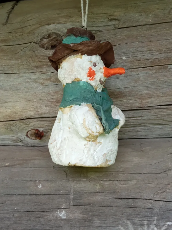 Handmade Christmas tree toy snowman New year decorations and Xmas gifts Home decor indoor