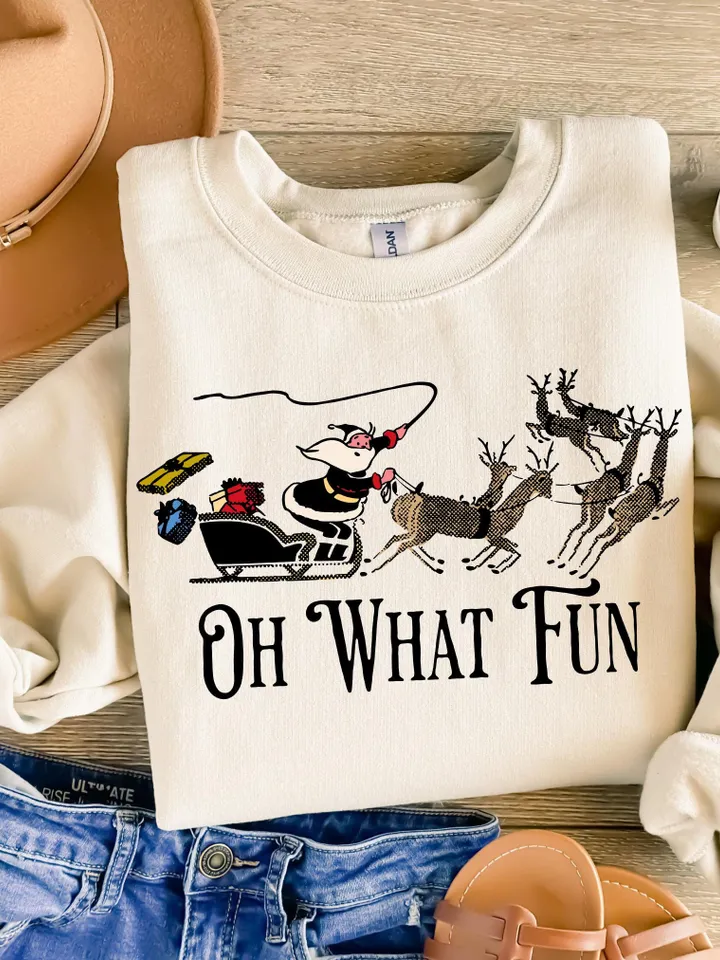 Christmas Santa Png, Funny Xmas Png, Christmas Vibes, Santa Claus Png, Oh What Fun, Merry Christmas T-Shirt Design, Happy Christmas PNG