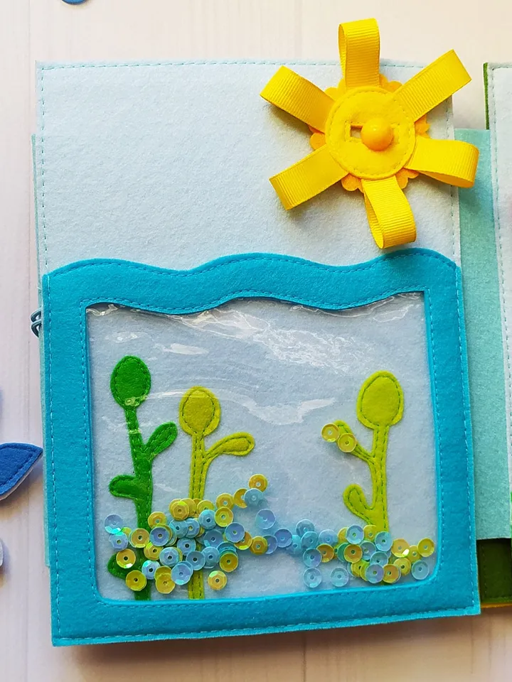 Dinosaur Quiet book Pattern pdf, Dino Felt book pattern pdf, Soft sensory book tutorial, Busy book sewing ideas for kids 2, 3, 4 year old