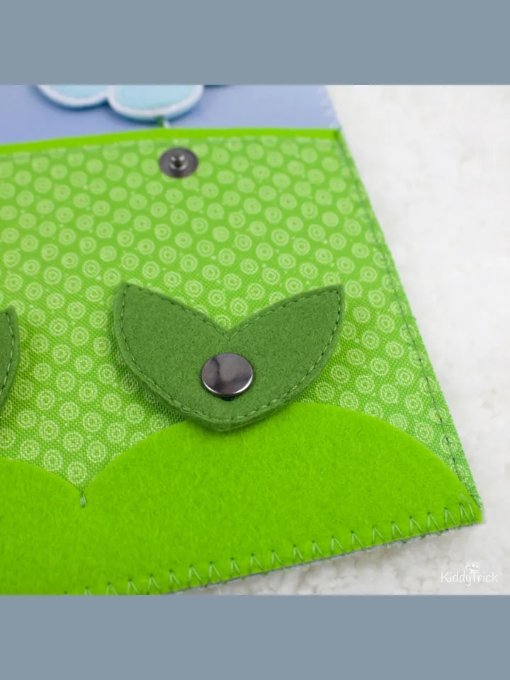Flowers - Felt Busy Book Page - Sewing Pattern